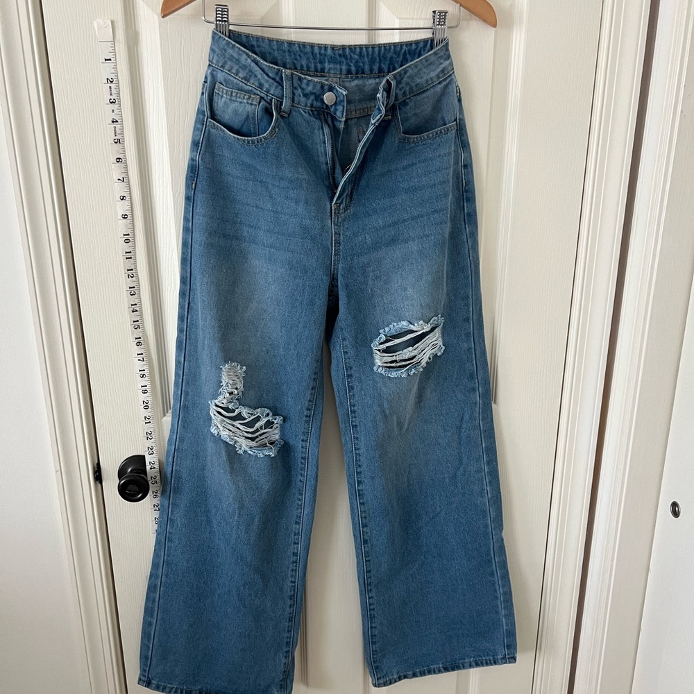 SHEIN Blue Jeans Relaxed Baggy Fit Size 2